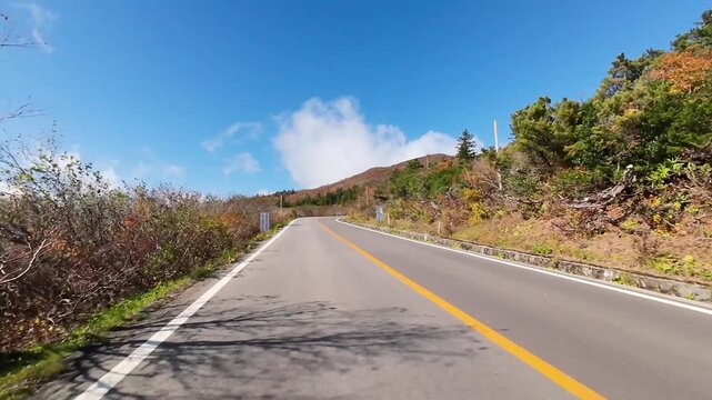秋の蔵王エコーライン（宮城側）【宮城県刈田郡】