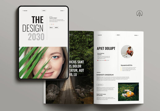 Profile Magazine Template