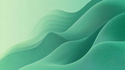 Obraz premium Fintech Event: Green Gradient Slide Background