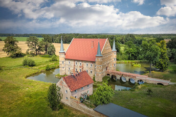 Piotrowice Swidnickie - Renaissance defensive manor house, Poland. © Senatorek