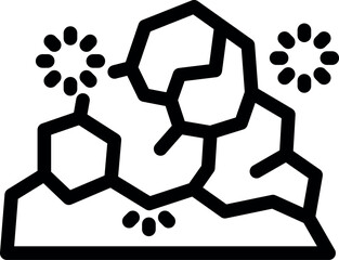 Chemical reaction is taking place and transforming molecules into a new substance