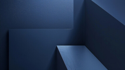 Fototapeta premium Elegant Minimalism: Dark Blue Gradient