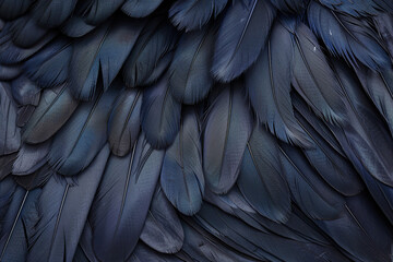 Fototapeta premium Generative ai on theme of beautiful texture bird feather for design natural abstract background