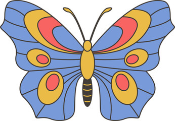 Retro Butterfly