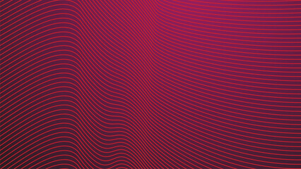 Red gradient with curve line abstract background vector image