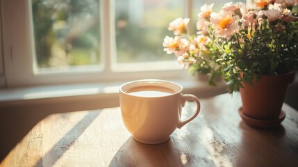 Coffee Cup by the Window.