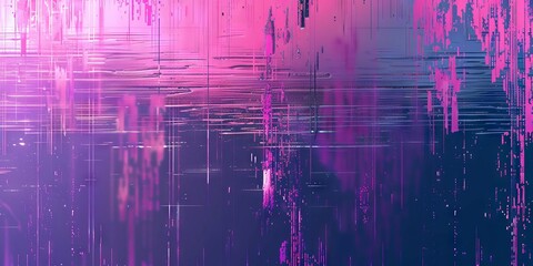 Generate gradient purple background with cyber or digital glitch