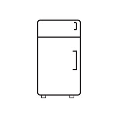 refrigerator silhouette icon design template