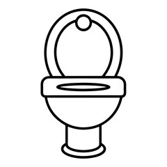 Obraz premium Toilet art vector illustrator