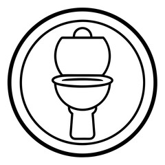 Toilet art vector illustrator