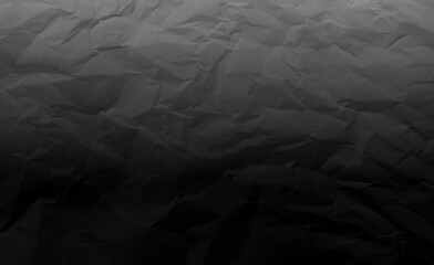 Paper black abstract background dark crumpled grey ripped wall art vintage grunge wallppaer retro creased wrinkled texture wall floor backdrop template wheat collage board surface.