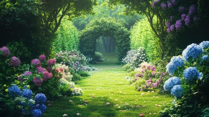 Tranquil Garden Path