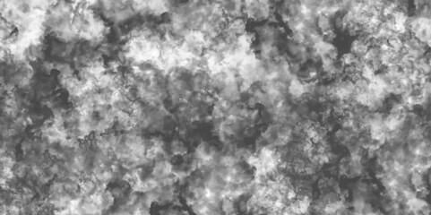 Abstract Black grey Sky with white cloud with Old grunge textures. Stone texture for painting on ceramic.  White painted cement wall texture with cracks. Sky with white cloud , marble texture