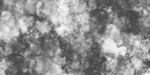 Abstract Black grey Sky with white cloud with Old grunge textures. Stone texture for painting on ceramic.  White painted cement wall texture with cracks. Sky with white cloud , marble texture