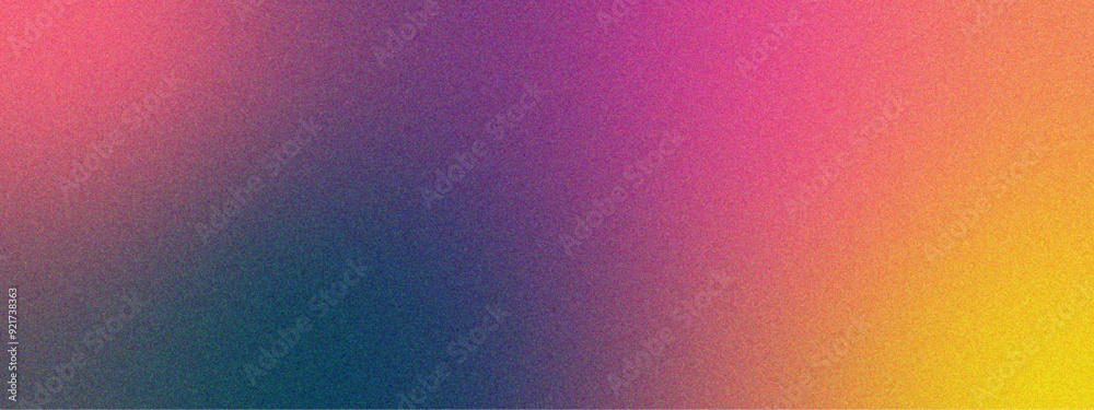 Poster Vibrant Gradient Background with Pink and Purple Hues. Grainy texture colorful retro banner design. Blur and noise abstract gradient background. Texture with rough ,grain and noise.