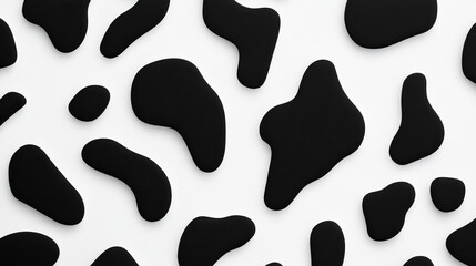 Fototapeta premium Animal print pattern in stylish monochrome
