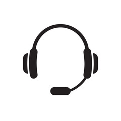 Call center flat vector