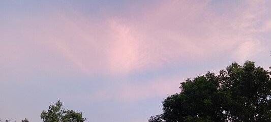 rainbow over the sky