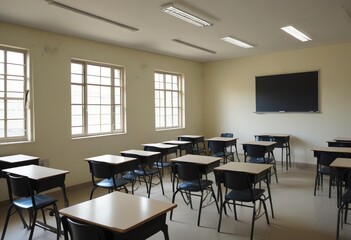 classroom in school
