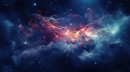 beautiful space, galaxy background