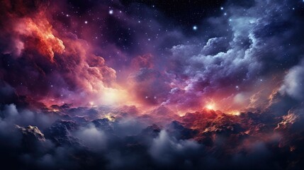 beautiful space, galaxy background