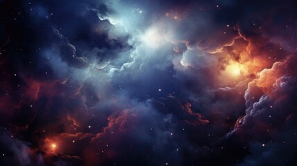 Obraz premium beautiful space, galaxy background