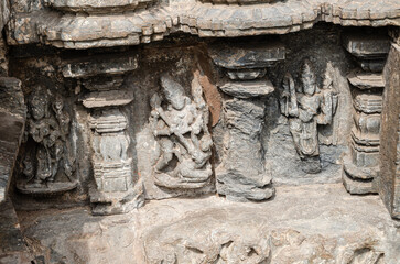 Part of the Harihareshwara temple in Harihar, India