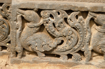 Part of the Harihareshwara temple in Harihar, India