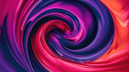 Obraz premium a-mesmerizing-black-and-purple-abstract-painting