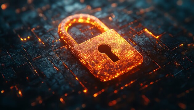 Close-up of a secure HTTPS padlock icon in the browser address bar during the payment process