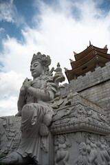 Ksitigarbha Bodhisattva Vihara or Thousand Faces Statue Vihara, in Tanjung Pinang, Bintan Island, Riau Islands