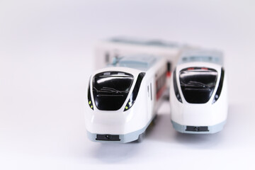 電車のおもちゃ・鉄道模型 ホワイトバック