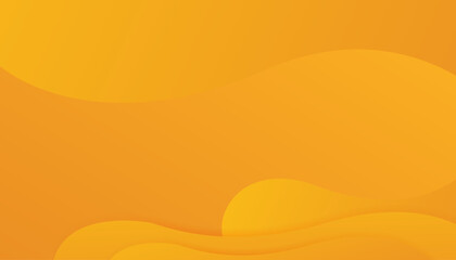 Orange elements with fluid gradient. Dynamic shapes composition. Eps10 vector