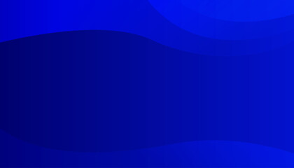 Minimal blue geometric background. Dynamic shapes composition. Vector illusration