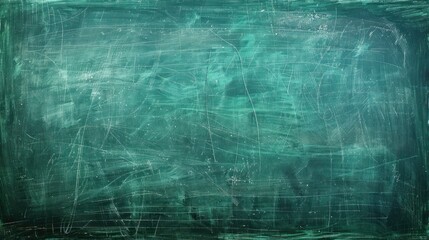 Fototapeta premium Green Chalkboard with White Scratches