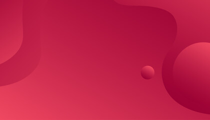  red color background. Fluid wavy shapes. Vector illustration