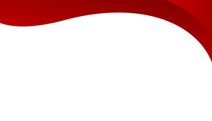 Red elements with fluid gradient. Dynamic shapes composition. Eps10 vector