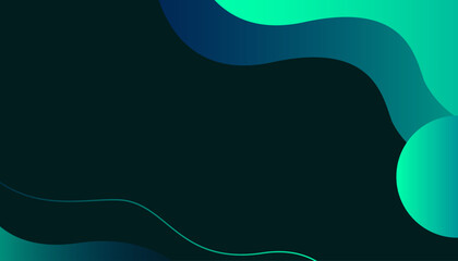 Abstract blue geometric background. Dynamic shapes composition