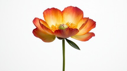 Obraz premium Watercolor peony clipart with delicate petals and vibrant hues