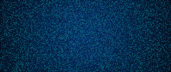 Digital technology background. Digital data square blue pattern pixel background