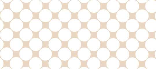 Beige seamless pattern with white dots