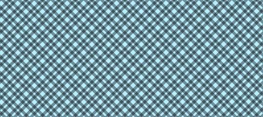 Diagonal black plaid in the blue background