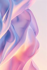 An abstract background with a computer-generated orange and pink flower, blending into fluid, liquid-like shapes composed of delicate lines