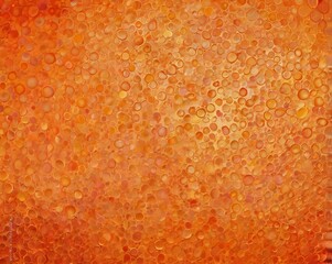 Illustrative orange background abstract random particles backdrop
