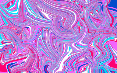 abstract psychedelic background with pink and blue colors