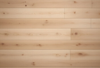 Fototapeta premium Light wooden floor closeup