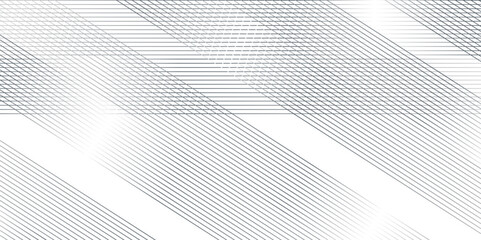 Naklejka premium Abstract retro white and black gradient flow wave line blend light beautiful stripe diagonal abstraction vector concept. carve line wavy stripe technology minimal creative element pattern background.