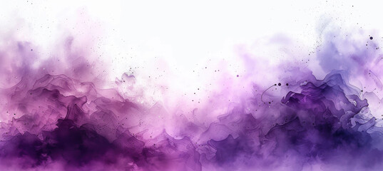 Minimalist Purple Watercolor Art
