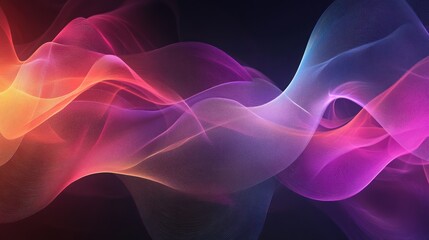 Obraz premium Abstract Digital Art with Wavy Lines