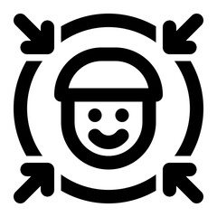 customer centric, customer focus, customer oriented, client focused, target customer, costumer goals, customer centricity, customer orientation outline icon